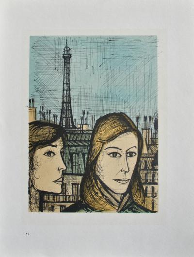 Bernard BUFFET (d’après) : Visages - Ensemble de lithographies 2