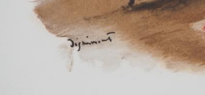 André DIGNIMONT - Couture, La table à ouvrage, 1946 - Lithographie originale signée 2