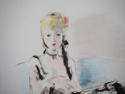 André DIGNIMONT - Au bal des débutantes, 1946  - Lithographie originale signée 2