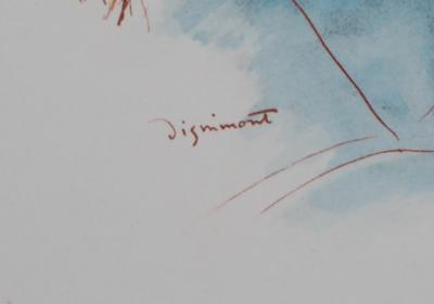 André Dignimont - Nu accoudé, 1946 - Lithographie originale signée 2