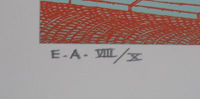 Kojiro AKAGI - Vieux Paris - Lithographie originale signée 2