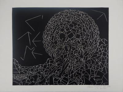 Patrick LE FLOHIC - Le Mythe de Sisyphe - Gravure originale signée 2
