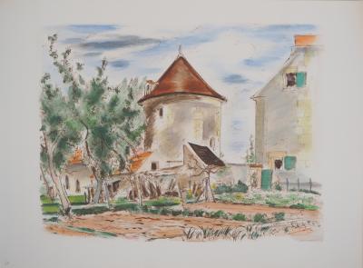 André DIGNIMONT - Brie : Le Vieux Colombier,  1946 - Lithographie originale signée 2