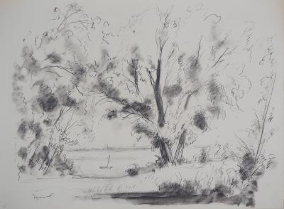 André DIGNIMONT - Baie de Somme à Saint-Valery, 1946 - Lithographie originale signée 2