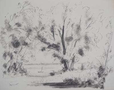 André DIGNIMONT - Baie de Somme à Saint-Valery, 1946 - Lithographie originale signée 2