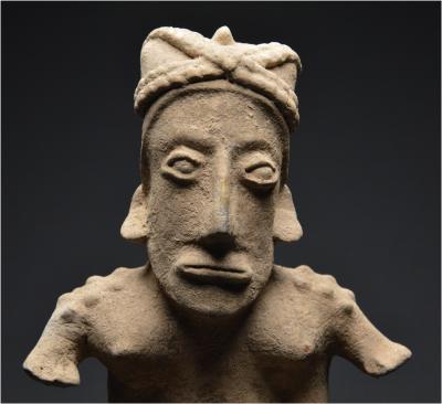 Mexique Occidental - Culture Jalisco, Importante statuette de dignitaire, 300 av - 300 ap J. -C. 2