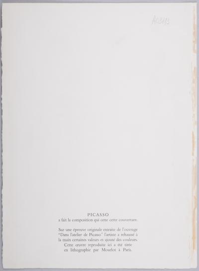 Pablo PICASSO - L'Atelier de Cannes, 1958 - Lithographie originale (18 couleurs) sur papier Arches. Plaque signée. 2