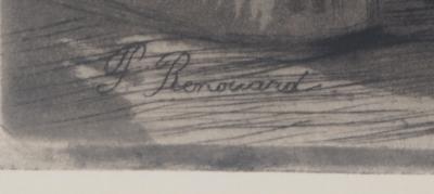 Paul Renouard - Danseuse au piano, 1893 - Gravure originale signée 2