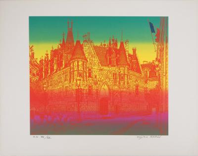 Kojiro AKAGI - Vieux Paris - Lithographie originale signée 2