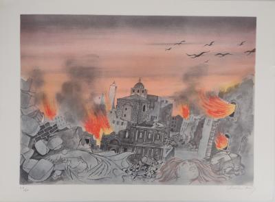 Roger CHAPELAIN-MIDY - Apocalypse : la fin du Monde - Lithographie originale signée 2