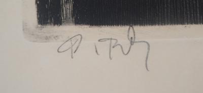 Paul Renouard - The Opera: The Harpist, 1893 - Original etching signed in pencil 2