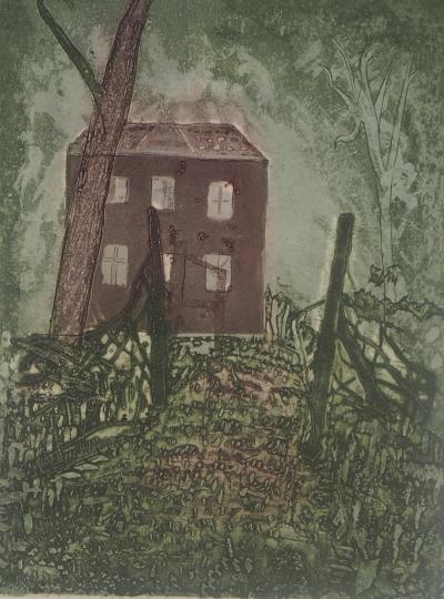 JJJ RIGAL - Repaire de Leautaud - Gravure originale signée 2