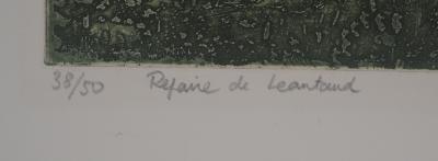 JJJ RIGAL - Repaire de Leautaud - Gravure originale signée 2