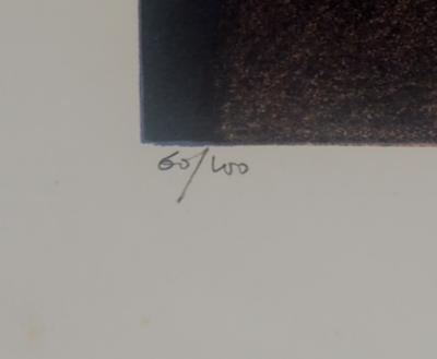 Bernard MANDEVILLE - Au clair de lune - Lithographie originale signée 2