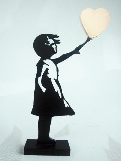 PYB - Banksy girl, 2022 - Sculpture