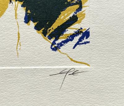 Ernest PIGNON-ERNEST  - Rimbaud, 1986 - Lithographie signée au crayon et numérotée 2