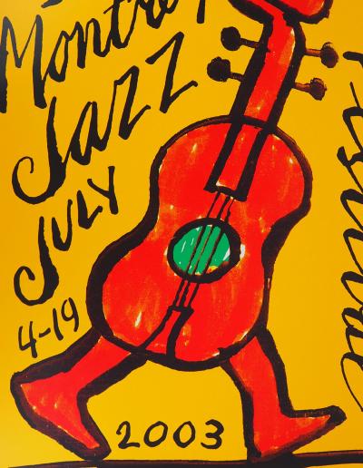 Ted SCAPA - Guitare dansante, 2003 - Sérigraphie signée 2