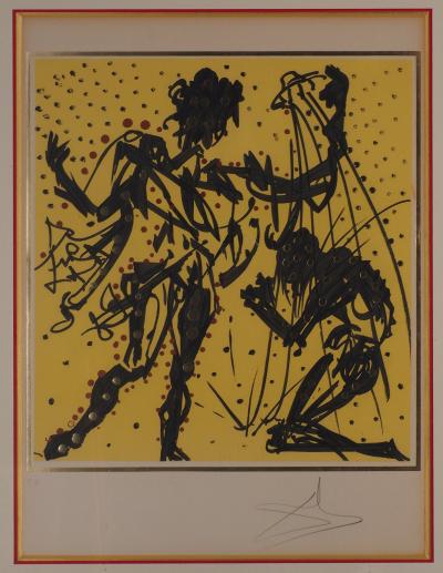 Salvador DALI - Les Apôtres : Philippe, 1972 - Lithographie originale signée 2