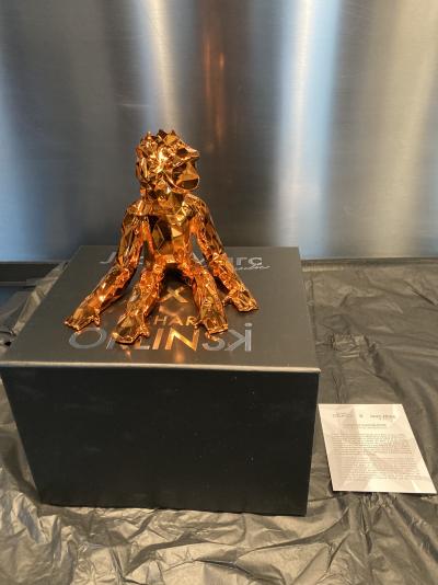 Richard ORLINSKI x Jeff PANACLOC - Jean Marc Spirit Orange - Sculpture 2