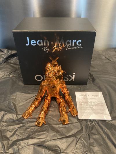 Richard ORLINSKI x Jeff PANACLOC - Jean Marc Spirit Orange - Sculpture 2