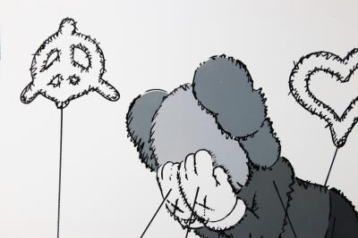 ZIEGLER T - My Kid Just Ruined My Kaws - Peinture au pochoir sur papier 2