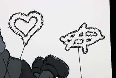 ZIEGLER T - My Kid Just Ruined My Kaws - Peinture au pochoir sur papier 2