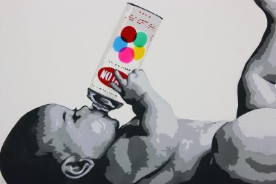 ZIEGLER T-  Next Generation - Peinture au pochoir sur papier 2