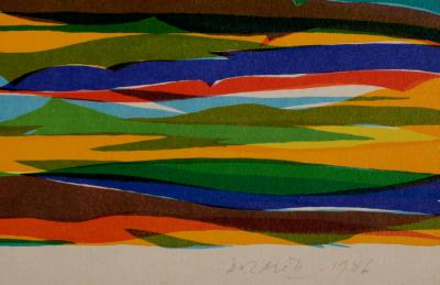 Piero DORAZIO - Kokkora, 1987 (#H) - Original lithograph - Hand-signed 2