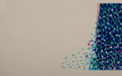 Piero DORAZIO - Kokkora, 1987 (#F)  - Original lithograph in colors on wove paper - Hand-signed 2