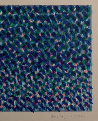 Piero DORAZIO - Kokkora, 1987 (#F)  - Original lithograph in colors on wove paper - Hand-signed 2