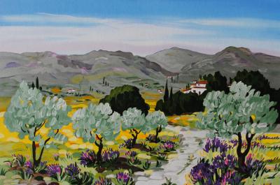 Anne-Marie BRIANTE - Magnifique Provence - Lithographie originale signée et numérotée 2
