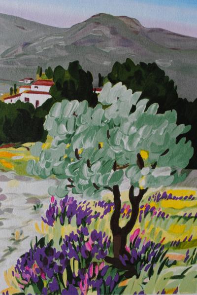Anne-Marie BRIANTE - Magnifique Provence - Lithographie originale signée et numérotée 2