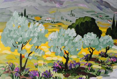Anne-Marie BRIANTE - Magnifique Provence - Lithographie originale signée et numérotée 2