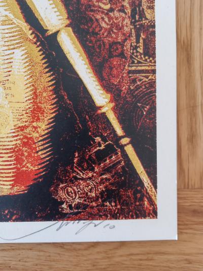 Shepard FAIREY (Obey) - Iggy Pop , 2010 - Sérigraphie signée et numérotée 2