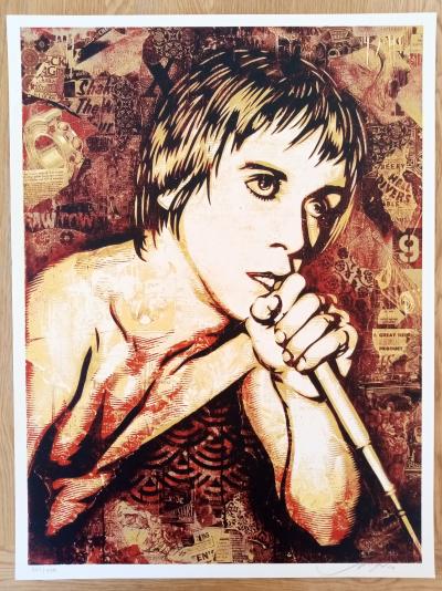 Shepard FAIREY (Obey) - Iggy Pop , 2010 - Sérigraphie signée et numérotée 2