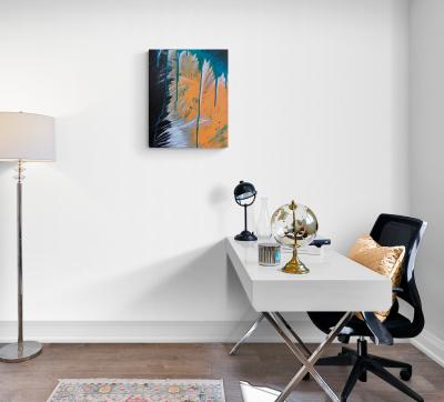 Marianne LEFEVRE - La coulure des émotions, 2022 - Acrylique sur toile signée 2