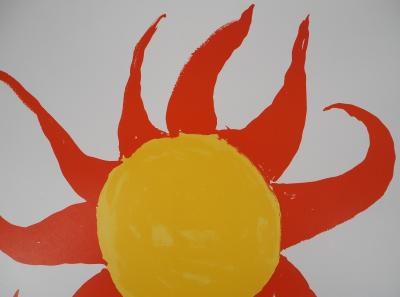 Alexander CALDER - Théâtre du soleil - Lithographie originale signée 2
