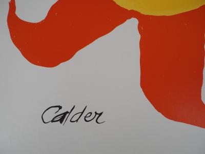 Alexander CALDER - Théâtre du soleil - Lithographie originale signée 2