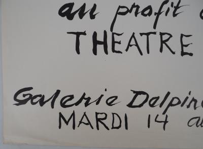 Alexander CALDER - Théâtre du soleil - Lithographie originale signée 2