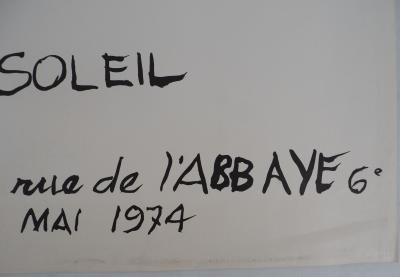 Alexander CALDER - Théâtre du soleil - Lithographie originale signée 2