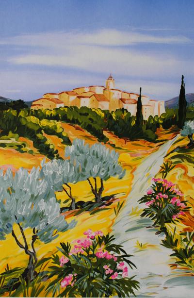 Anne-Marie BRIANTE - Magnifique Provence - Lithographie originale signée et numérotée 2