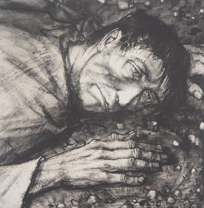 Michel CIRY : La Prosternation - Gravure originale signée 2