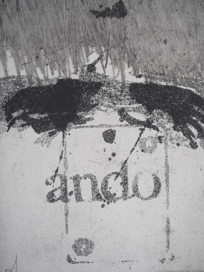 Ricardo COLMENARES - Les Andes, 1993 - Gravure originale signée 2