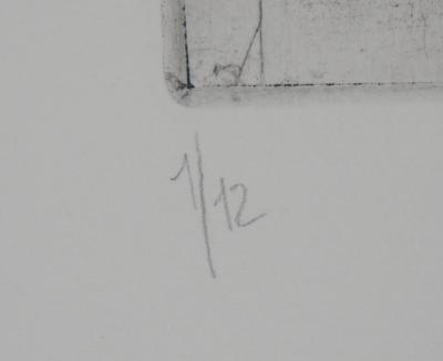 Ricardo COLMENARES - Les Andes, 1993 - Gravure originale signée 2
