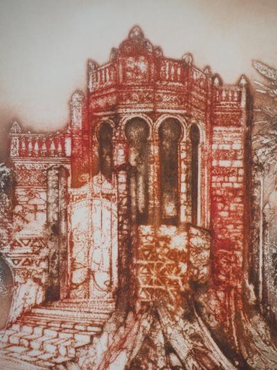 Carmelo DE LA PINTA - Ruines enchantées - Gravure originale signée 2