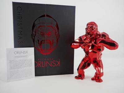 Richard ORLINSKI : Kong Christmas limited edition (Red edition) - Sculpture 2
