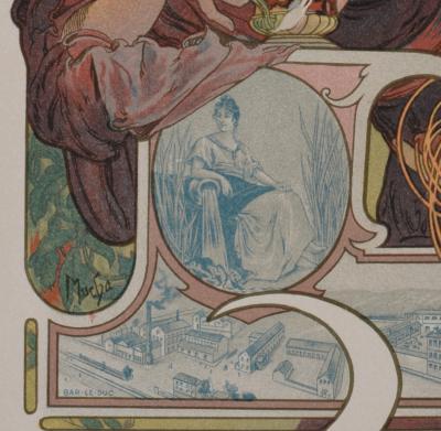 Alphonse MUCHA - Les Maîtres de l’Affiche : Bières de la Meuse, 1899 - Lithographie 2