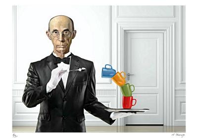 Mr STRANGE - Mr Wood reprend le Service, 2021 - Sérigraphie signée et numérotée