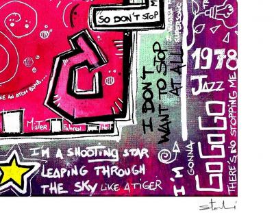 Yohan STORTI - Don’t stop me now, 2021 - Sérigraphie signée et numérotée 2