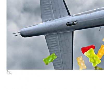 Mr STRANGE - Bonbonbardier II, 2021 - Sérigraphie signée et numérotée 2